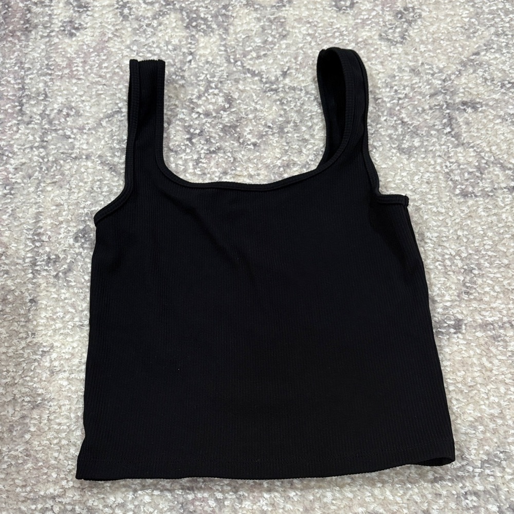 ABERCROMBIE AND FITCH Women’s Soft A&F Collection Black Tank SIZE:SMALL